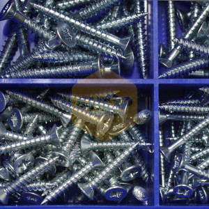 100 Viti Per Legno A Doppio Filetto Twinthread Timco - Misura No.10, Lunghezza 4 Pollici - Confezione Da 100